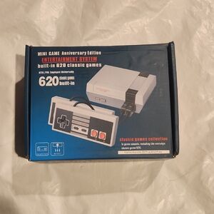 Classic Mini Game Console with 620 Built-in Games - Gray